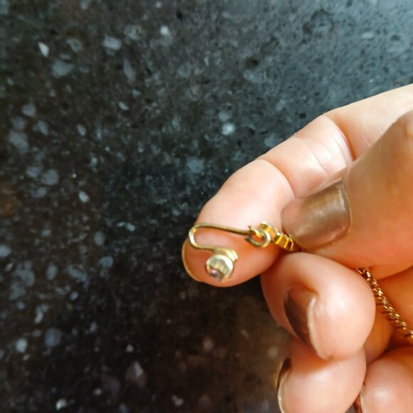 Vintage choker with crystals - Picture 5 of 8